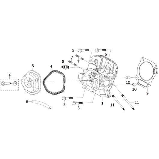 Головка цилиндра Champion CH1211E